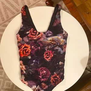 Floral body suit